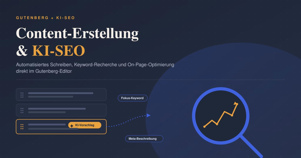Titelbild Content Erstellung KI SEO